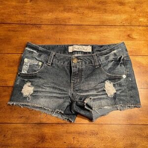 Freestyle Revolution Women Sz 5 Blue Denim Shorts S908-200